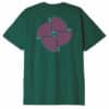 OBEY DOWNWARD SPIRAL ORGANIC T-SHIRT Adventure Green