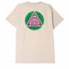 OBEY DOWNWARD SPIRAL ORGANIC T-SHIRT Adventure Green