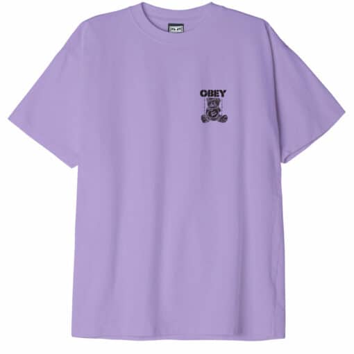 OBEY LOVE HURTS HEAVYWEIGHT T-SHIRT Digital Lavender