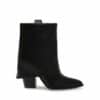 WINDSORSMITH FOUND BLACK Leather STRETCH BOOTS