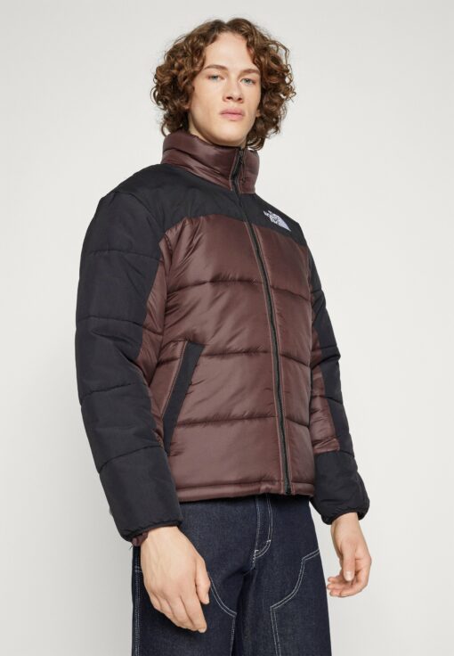 THE NORTH FACE GIACCA IMBOTTITA HIMALAYAN DA UOMO Coal Brown/Tnf Black