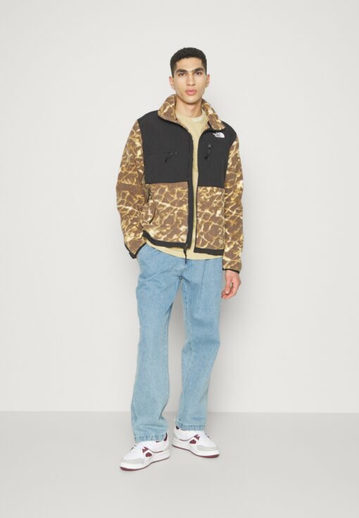THE NORTH FACE GIACCA DENALI Coal Brown Water Distortion/Black
