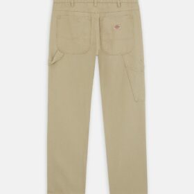 DICKIES Pantaloni da Carpentiere in Tela di Cotone Sabbia Slavato