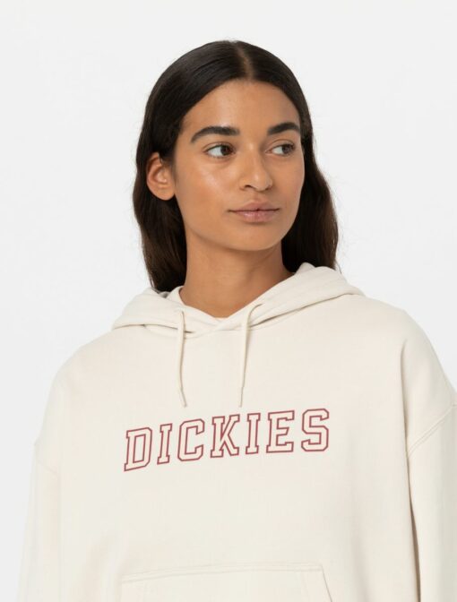 DICKIES Felpa Con Cappuccio Melvern Grigio Spuma