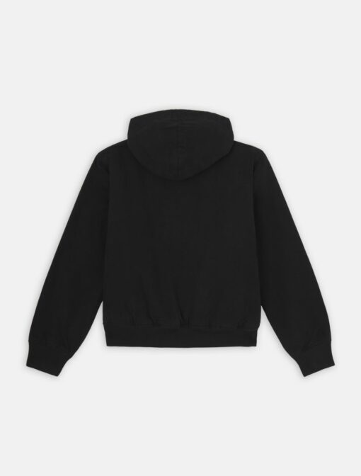 DICKIES Giacca In Tela Di Cotone Foderata Nero Slavato