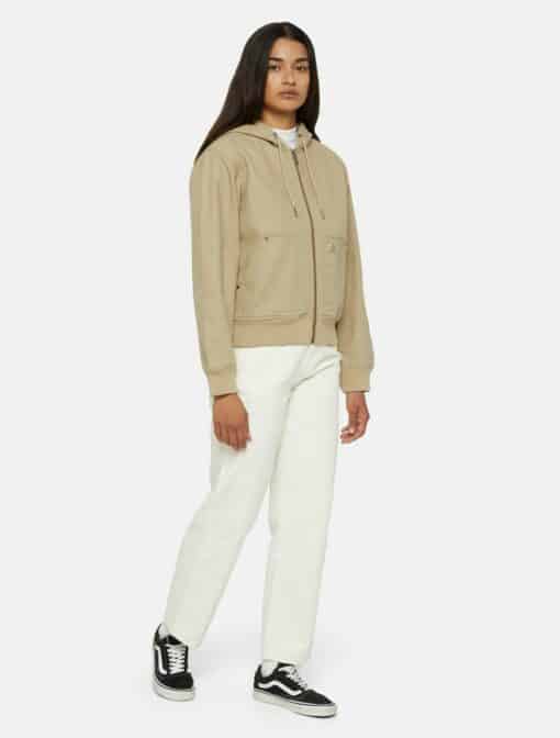 DICKIES Giacca In Tela Di Cotone Foderata Sabbia Slavato