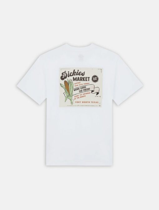 DICKIES T-Shirt Grainfield Bianco