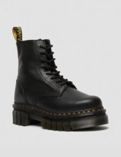 DR MARTENS STIVALE PLATFORM AUDRICK IN PELLE NAPPA LUX