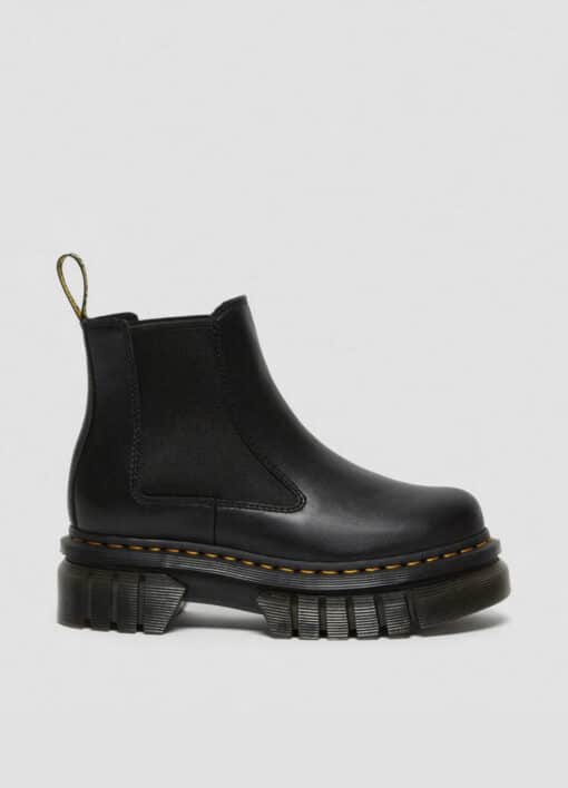 DR MARTENS STIVALETTI CHELSEA PLATFORM AUDRICK IN PELLE NAPPA Lux