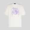VISION OF SUPER WHITE T-SHIRT WITH GREY FLAMES