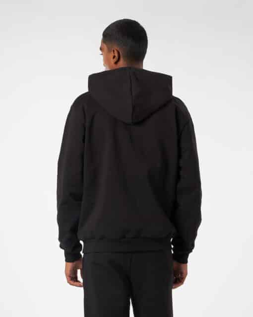 PHOBIA BLACK HOODIE WITH LIGHTNING BLUE PRINT