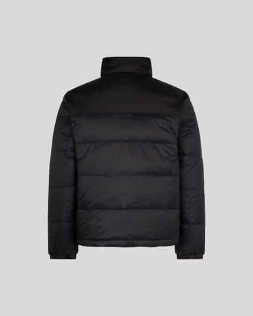 VISION OF SUPER BLACK PUFFER JACKET WITH BLACK TRIPLE FLAMES