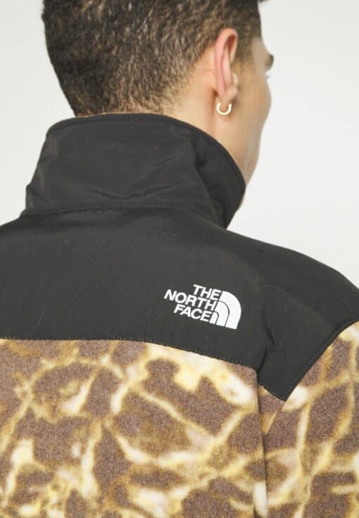 THE NORTH FACE GIACCA DENALI Coal Brown Water Distortion/Black