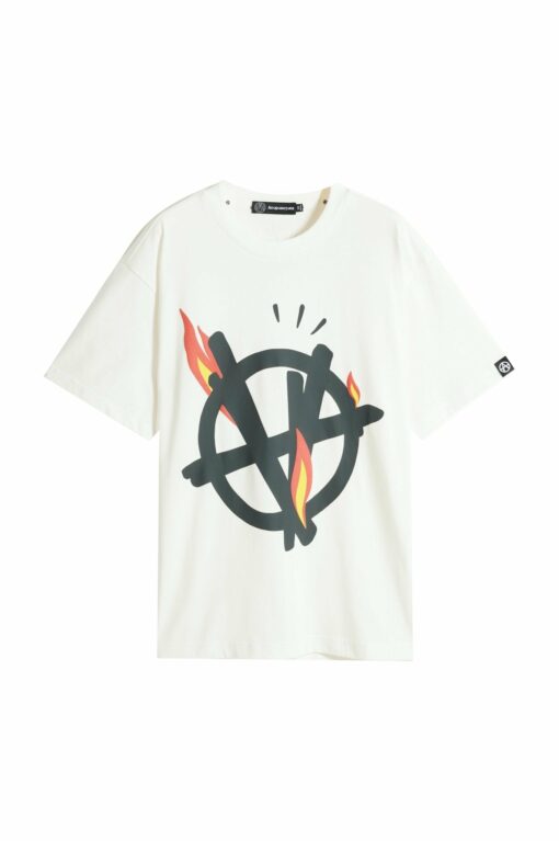 ACUPUNCTURE FLAMED LOGOTSHIRT White
