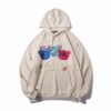 ACUPUNCTURE POLKA DOTS HOODIE Cream