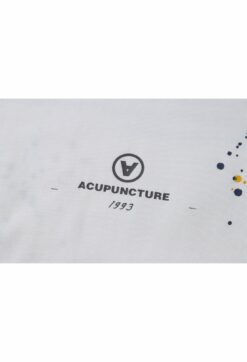 ACUPUNCTURE POLKA DOTS TSHIRT White