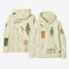 ACUPUNCTURE ACU HOODIE DANCING SKULL Black / White