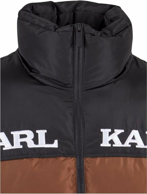 Karl Kani RETRO ESSENTIAL PUFFER Dark Brown