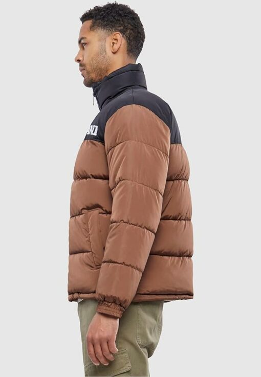 Karl Kani RETRO ESSENTIAL PUFFER Dark Brown