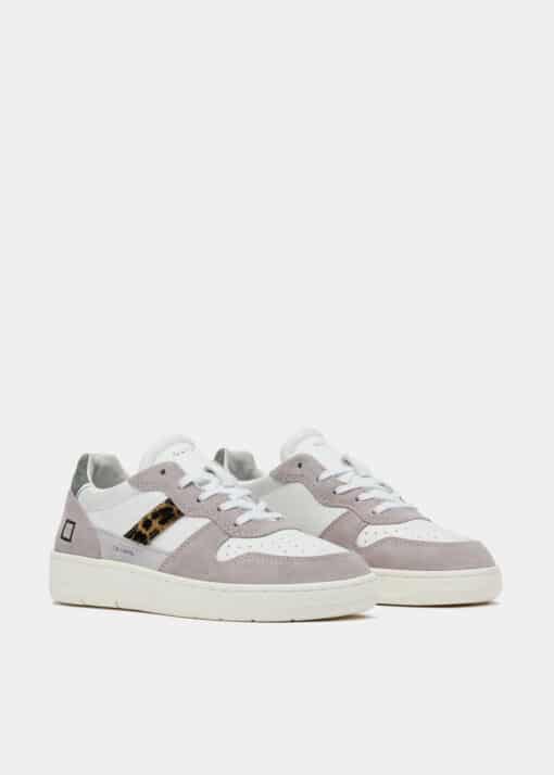 D.A.T.E. W COURT 2.0 VINTAGE CALF WHITE-PINK