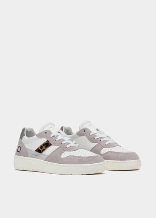 D.A.T.E. W COURT 2.0 VINTAGE CALF WHITE-PINK