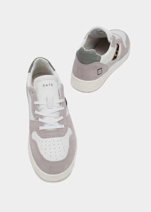 D.A.T.E. W COURT 2.0 VINTAGE CALF WHITE-PINK