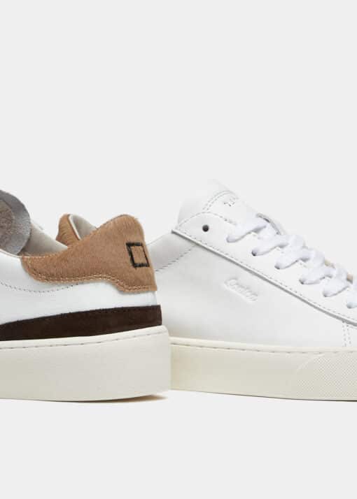 D.A.T.E. SONICA W CALF WHITE-BEIGE