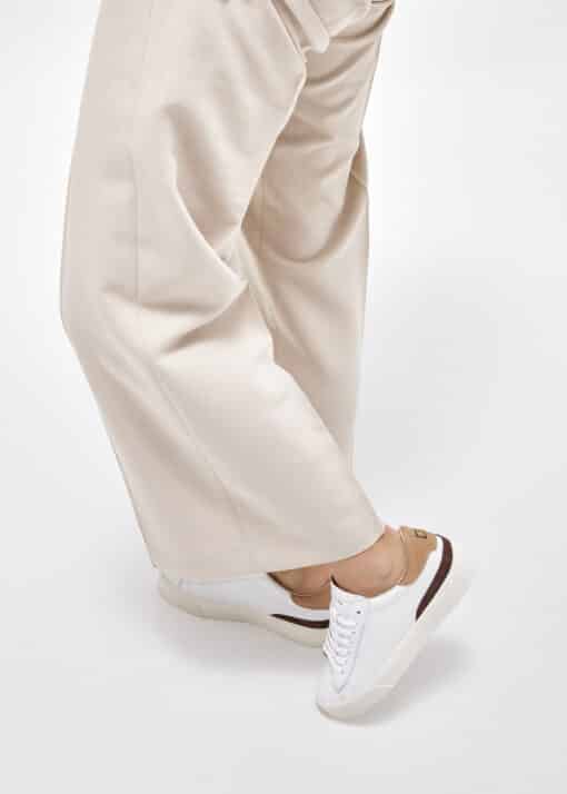D.A.T.E. SONICA W CALF WHITE-BEIGE