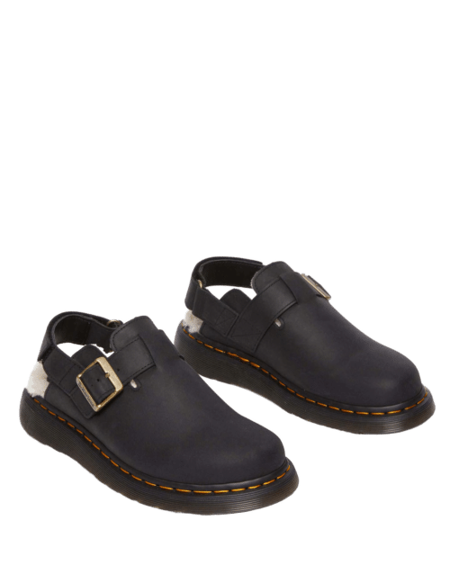 DR MARTENS MULES JORGE II FODERATI IN PELLICCIA SINTETICA