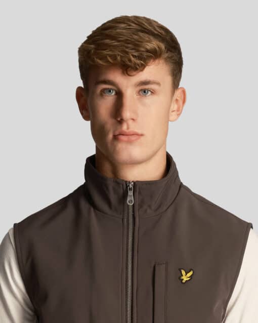 LYLE & SCOTT Softshell Gilet GUNMETAL