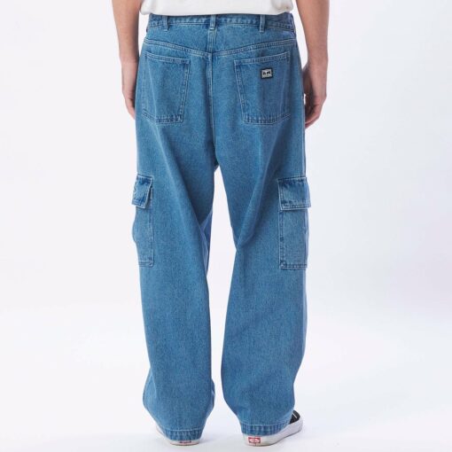 OBEY BIG WIG CARGO DENIM PANT Light Indigo