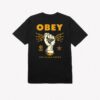 OBEY NOTHING HEAVYWEIGHT T-SHIRT Vintage Black