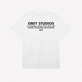 OBEY STUDIOS EYE HEAVYWEIGHT T-SHIRT White