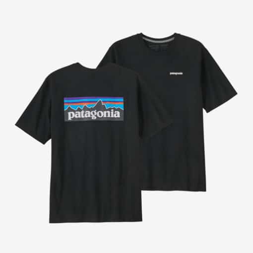 PATAGONIA Men’s P-6 Logo Responsibili-Tee® Black