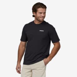 PATAGONIA Men’s P-6 Logo Responsibili-Tee® Black