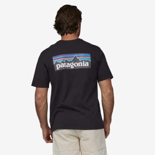 PATAGONIA Men’s P-6 Logo Responsibili-Tee® Black