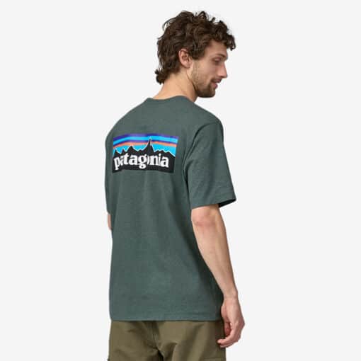 PATAGONIA Men’s P-6 Logo Responsibili-Tee® Nouveau Green