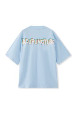 ACUPUNCTURE INVERTED EMBLEM TSHIRT Baby Blue