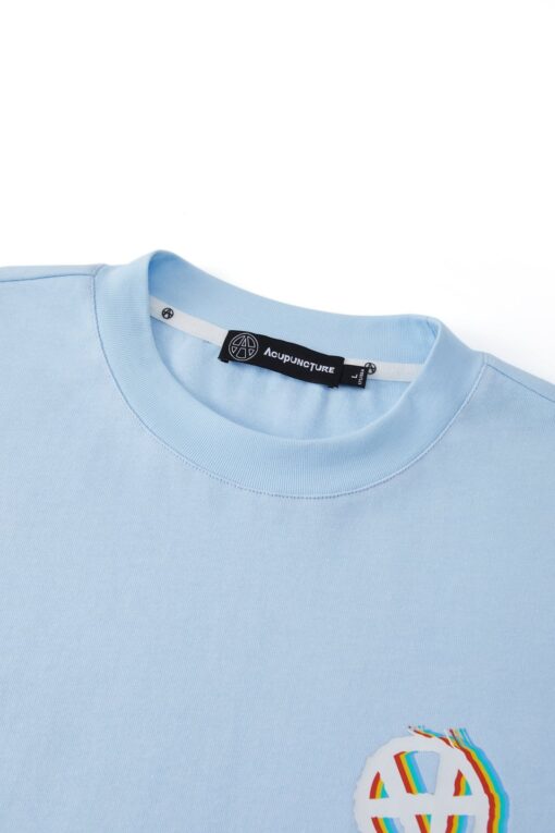 ACUPUNCTURE INVERTED EMBLEM TSHIRT Baby Blue