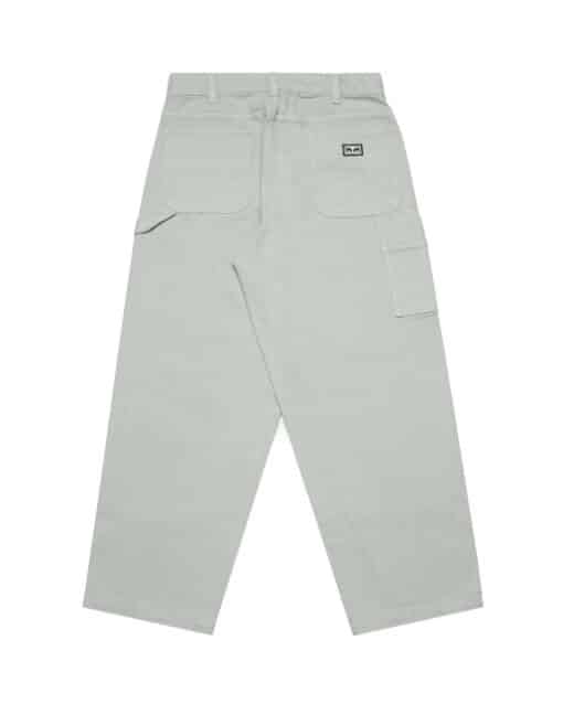 OBEY BIGWIG DENIM CARPENTER PANT Silver Grey