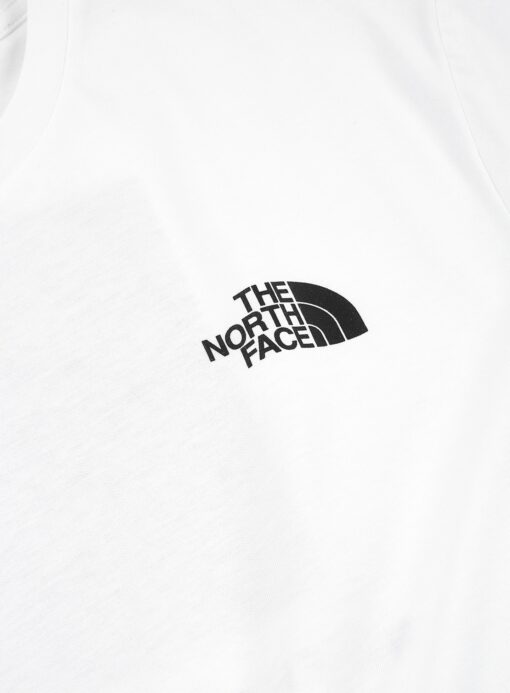 THE NORTH FACE T-SHIRT RED BOX White