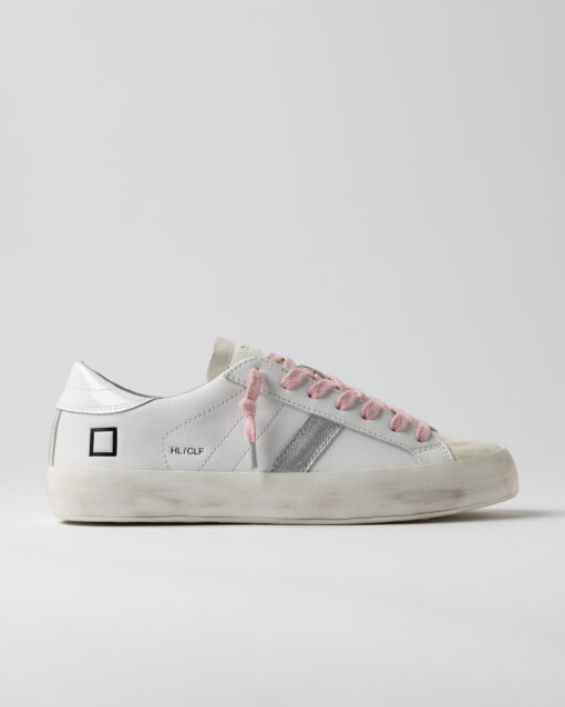 D.A.T.E. HILL LOW CALF White Patent