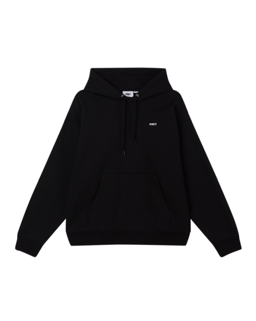 OBEY FELPA ICON STENCIL FLAME Black