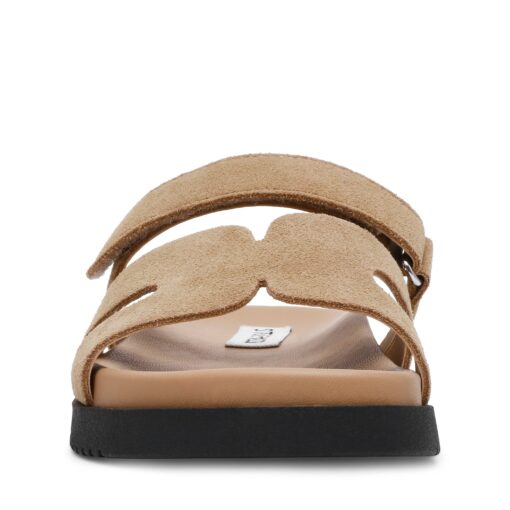 STEVE MADDEN MISSILE Taupe Suede