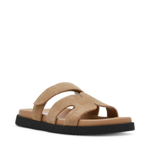 STEVE MADDEN MISSILE Taupe Suede