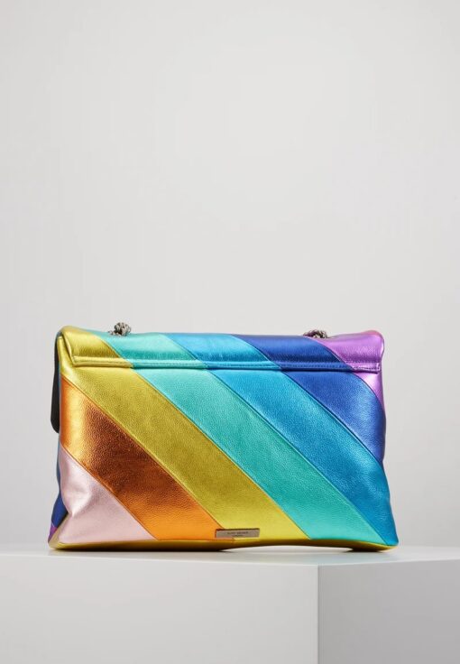KURT GEIGER Kensington Bag in pelle multicolor con catena argentata