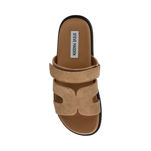 STEVE MADDEN MISSILE Taupe Suede