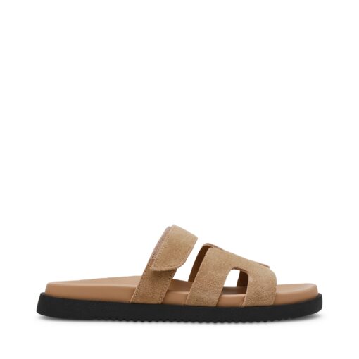 STEVE MADDEN MISSILE Taupe Suede