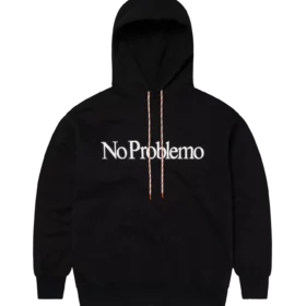 NO PROBLEMO Felpa Cappuccio Black