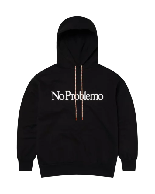 NO PROBLEMO Felpa Cappuccio Black